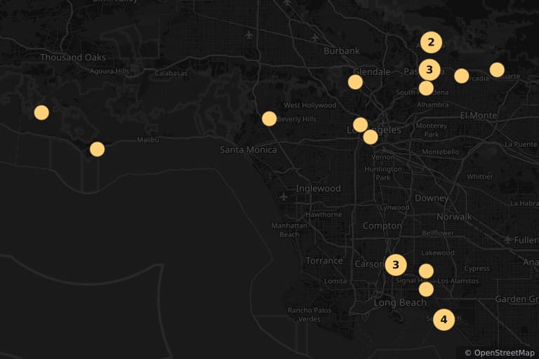 Mappa dei luoghi delle riprese di American Pie 2 (2001)