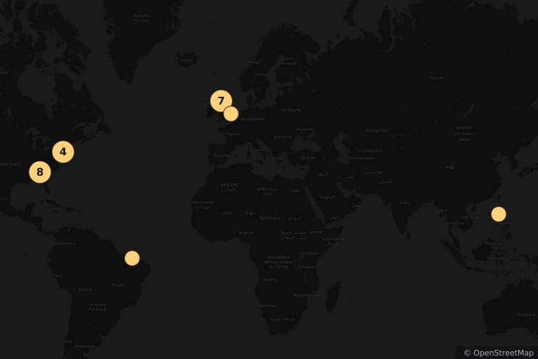 Mappa dei luoghi delle riprese di Avengers: Infinity War (2018)