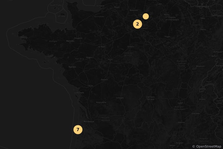 Mappa dei luoghi delle riprese di Camping (2006)