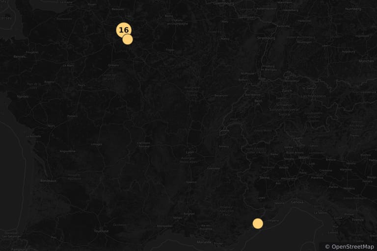 Mapa de los lugares de rodaje de Coco (2009)