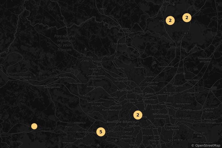 Carte des lieux de tournage de Comment j'ai tué mon père (2001)