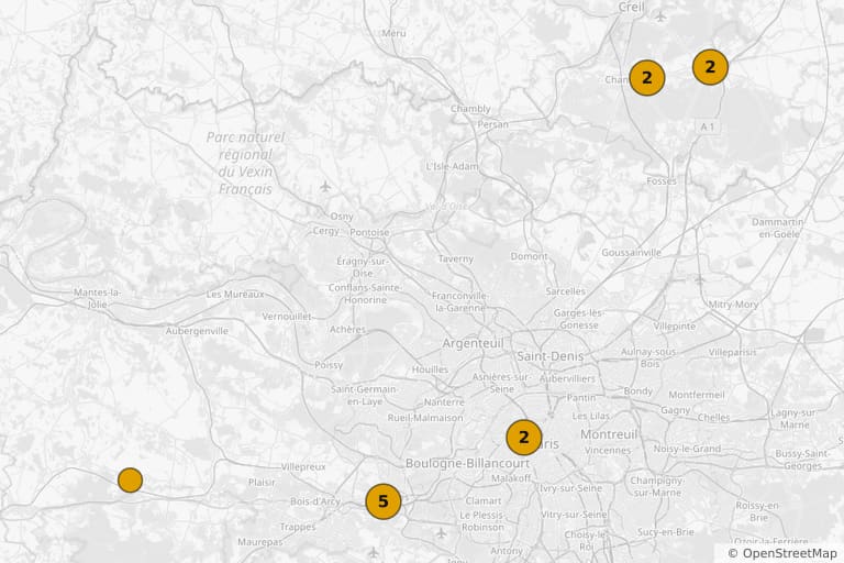Carte des lieux de tournage de Comment j'ai tué mon père (2001)