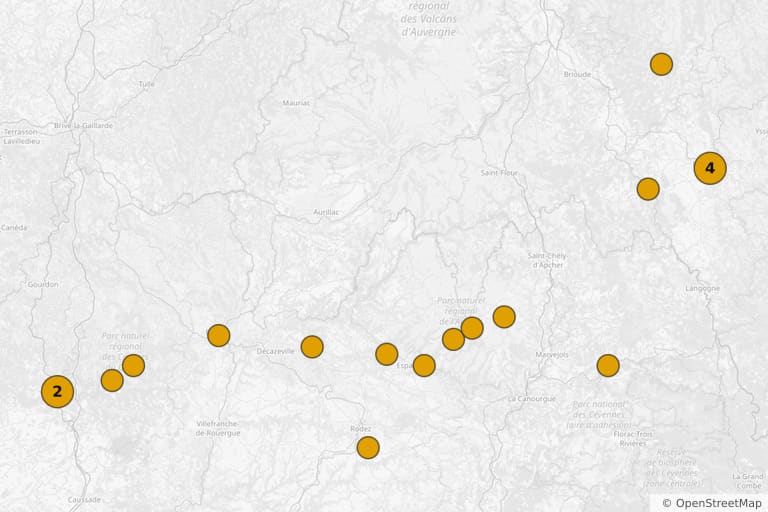 Carte des lieux de tournage de Compostelle (2026)