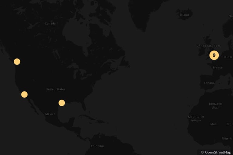 Carte des lieux de tournage de Deadpool & Wolverine (2024)