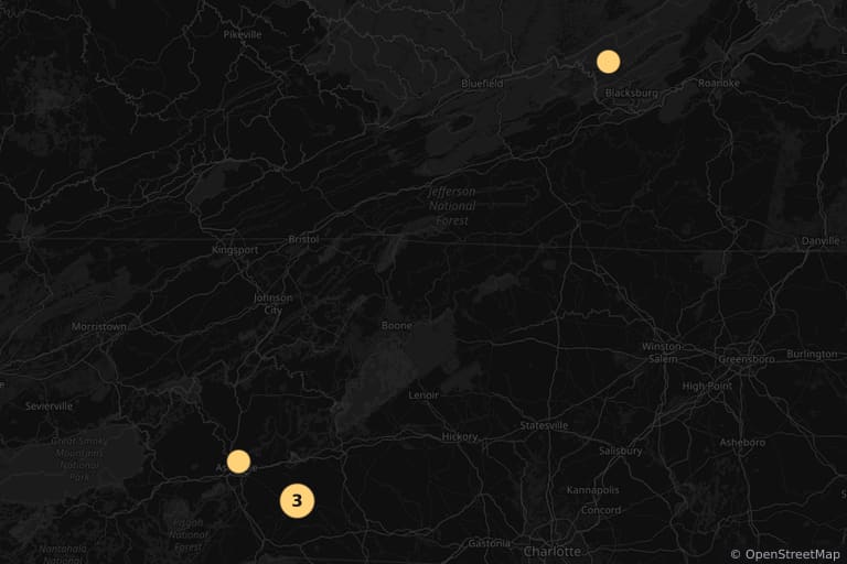 Mapa de los lugares de rodaje de Dirty Dancing (1987)