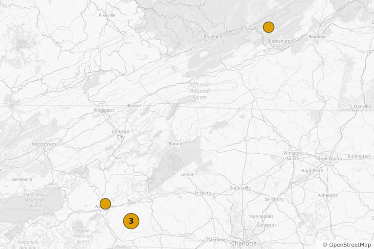Mapa de los lugares de rodaje de Dirty Dancing (1987)