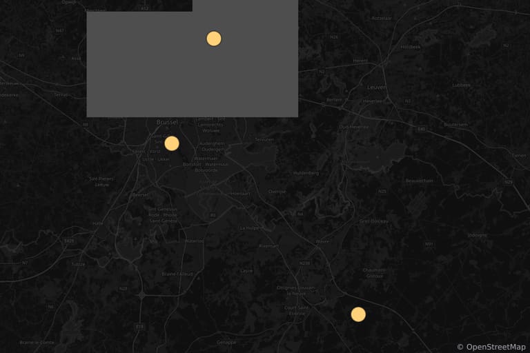 Carte des lieux de tournage de Ducobu 3 (2020)