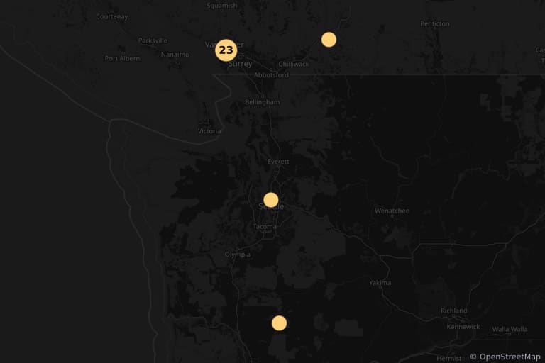 Mapa de los lugares de rodaje de Cincuenta sombras más oscuras (2017)
