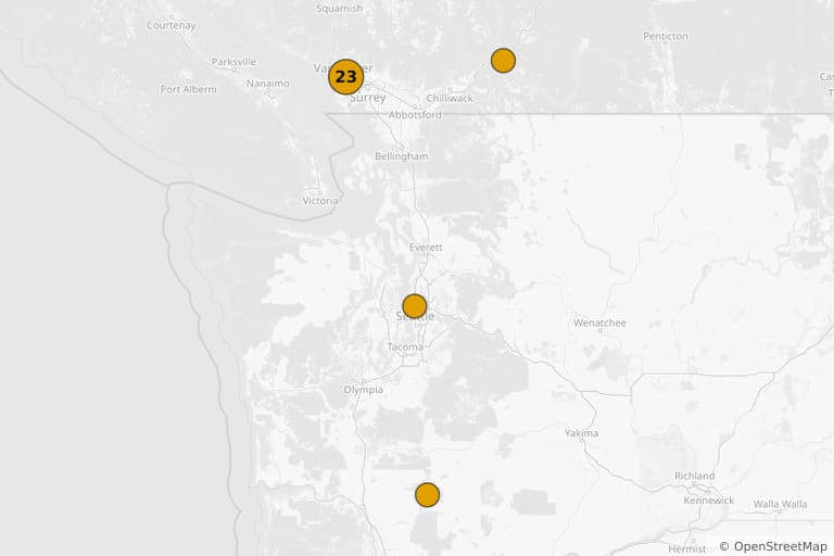 Mapa de los lugares de rodaje de Cincuenta sombras más oscuras (2017)