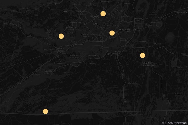 Mapa de los lugares de rodaje de Gothika (2003)