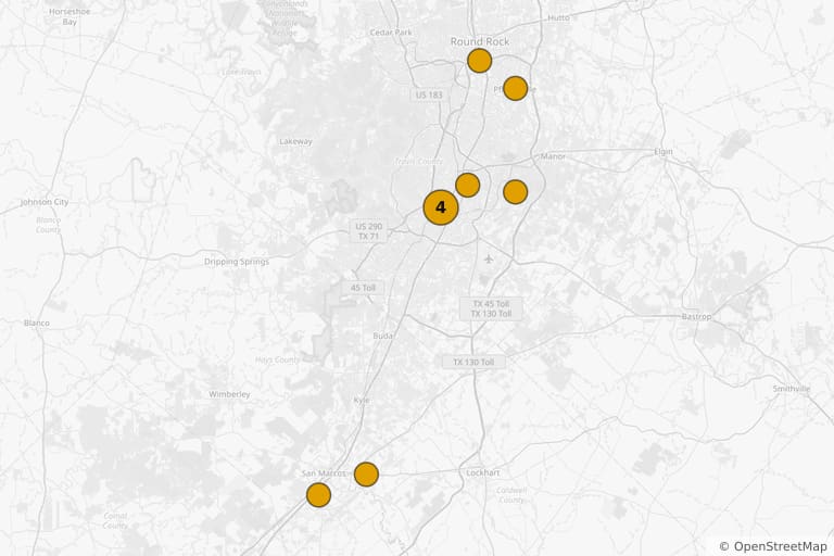 Map of the filming locations of Idiocracy (2006)