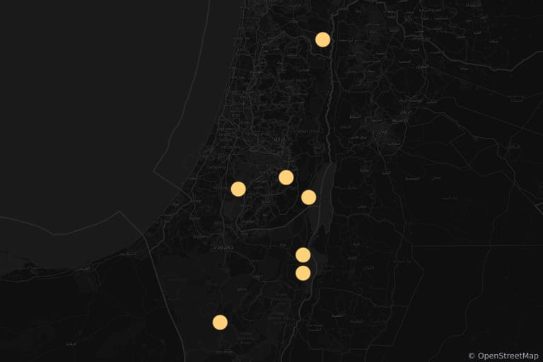 Mapa de los lugares de rodaje de Jesucristo Superstar (1973)