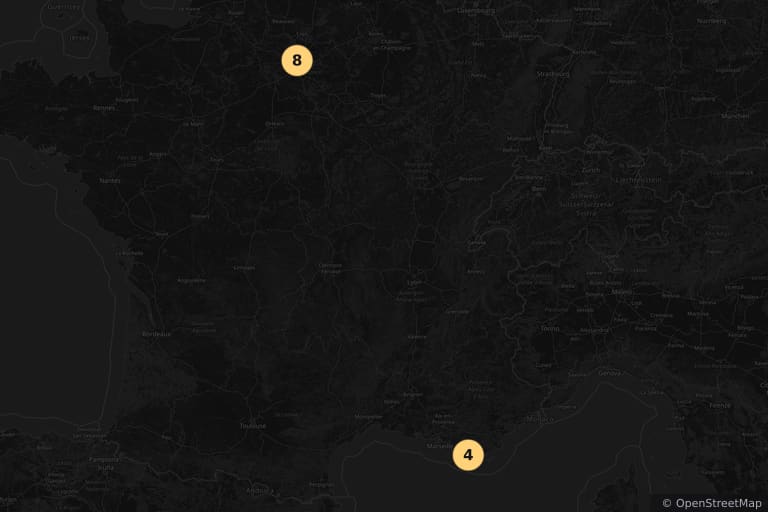 Map of the filming locations of That Tender Age (1964)