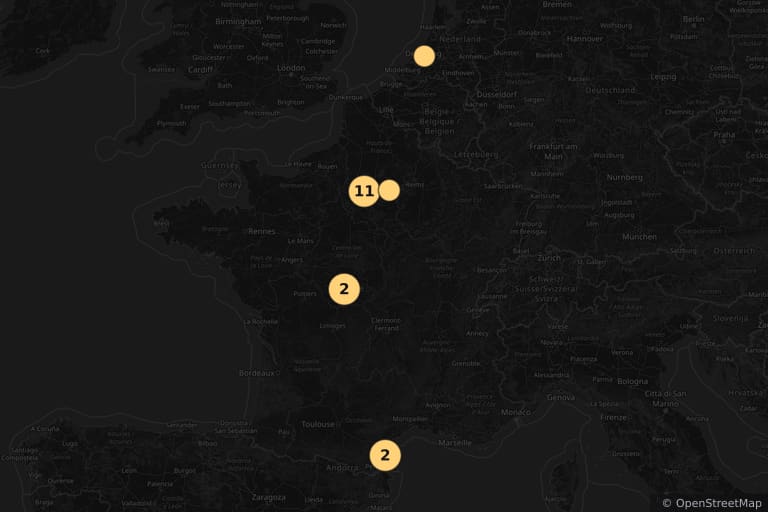 Carte des lieux de tournage de L'Alpagueur (1976)
