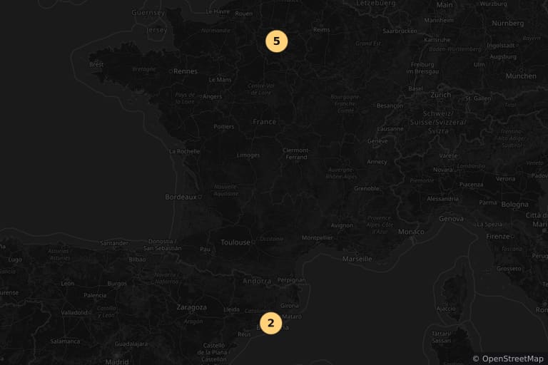 Mapa de los lugares de rodaje de Una casa de locos (2002)