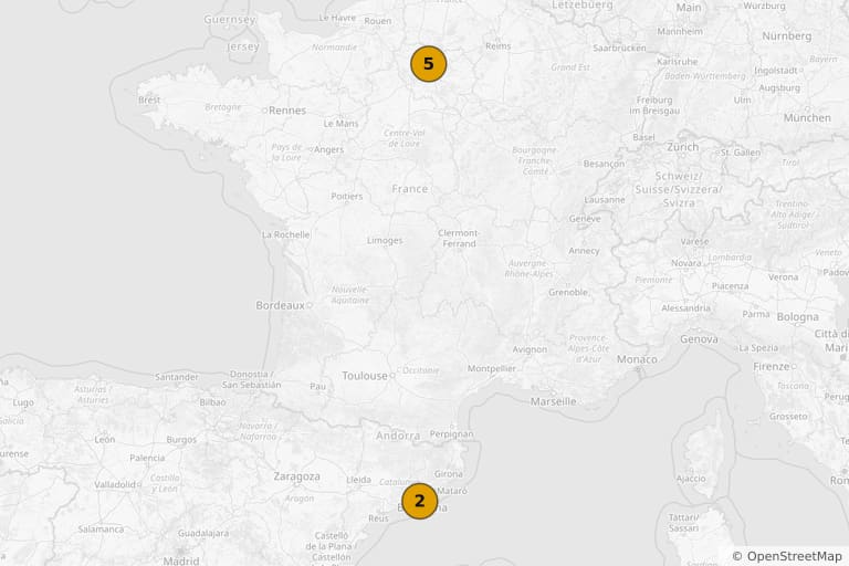 Mapa de los lugares de rodaje de Una casa de locos (2002)
