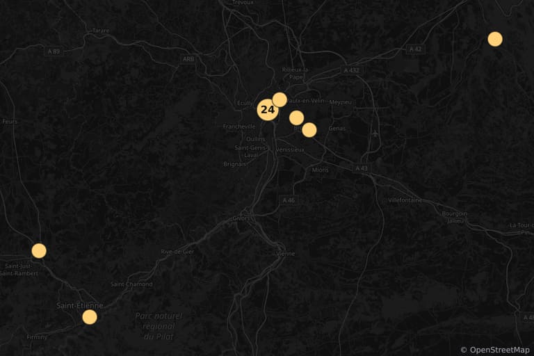 Map of the filming locations of The Watchmaker of St. Paul (1974)