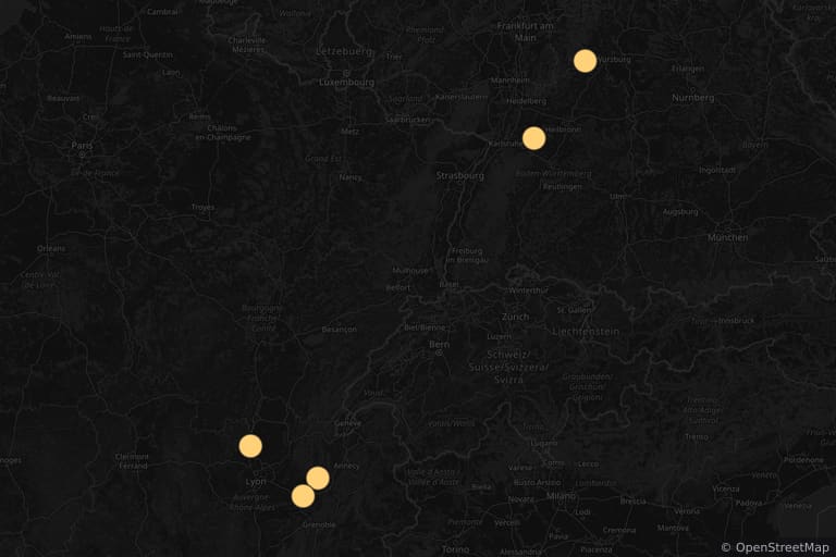 Carte des lieux de tournage de La Religieuse (2013)