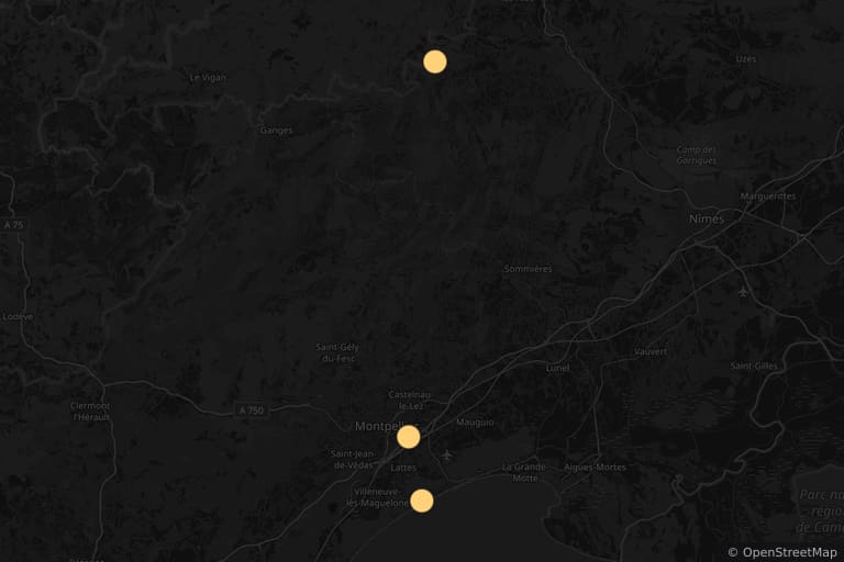 Carte des lieux de tournage de Le Bruit des glaçons (2010)