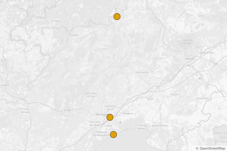 Carte des lieux de tournage de Le Bruit des glaçons (2010)