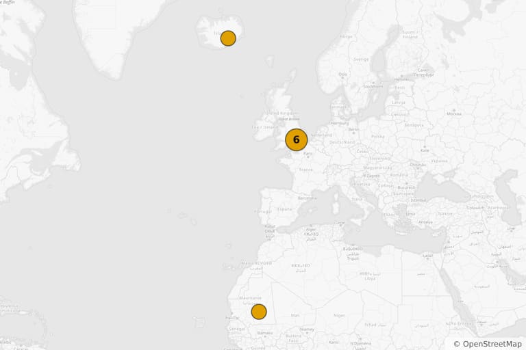 Map of the filming locations of The Fifth Element (1997)