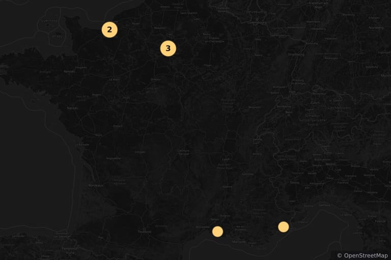Mappa dei luoghi delle riprese di Lo zingaro (1975)