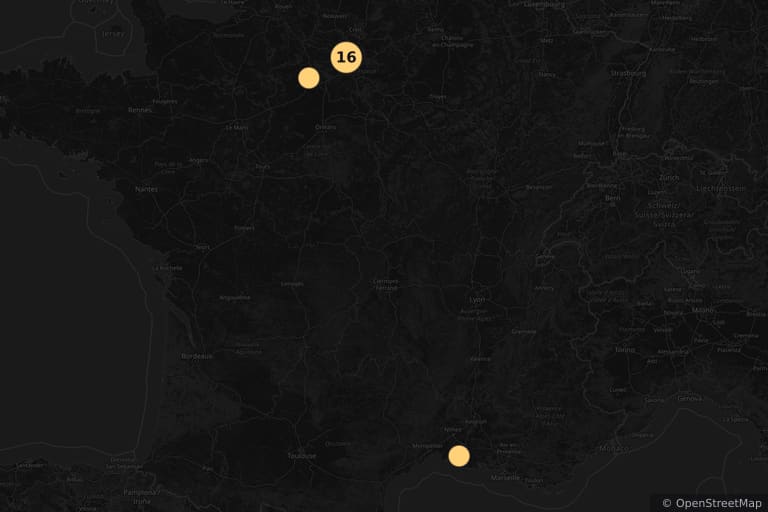 Mappa dei luoghi delle riprese di Joss il professionista (1981)