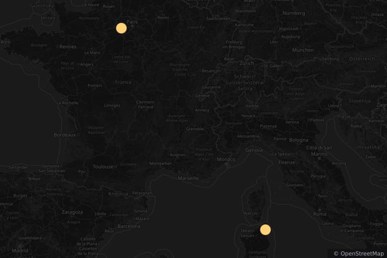 Map of the filming locations of French Fried Vacations 3: Friends Forever (2006)