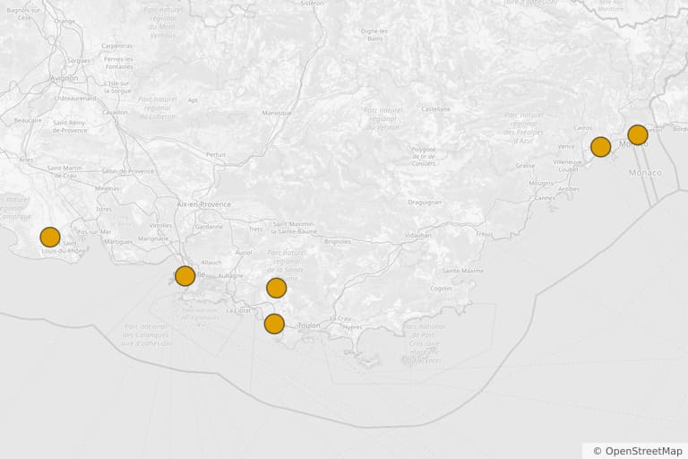 Carte des lieux de tournage de Les Tuche (2011)