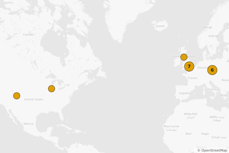 Mappa dei luoghi delle riprese di Mission: Impossible (1996)