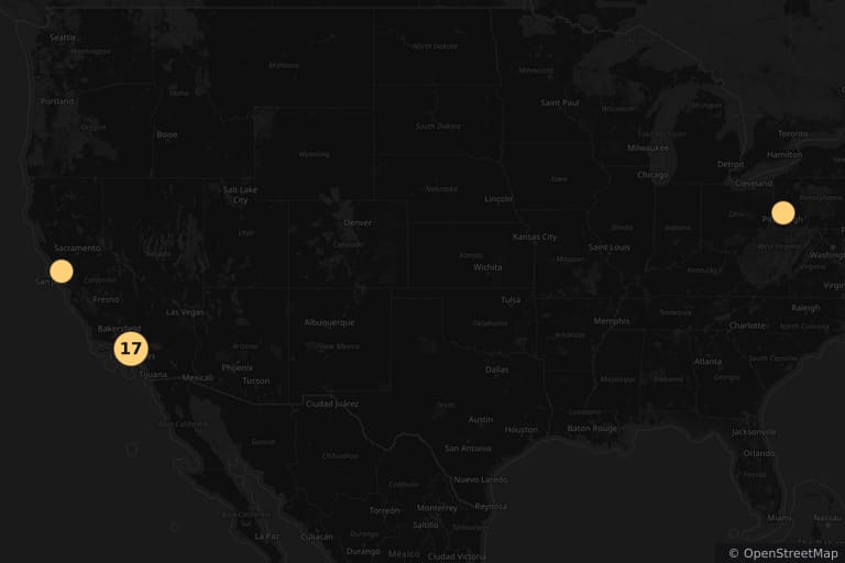 Carte des lieux de tournage de Pretty Woman (1990)