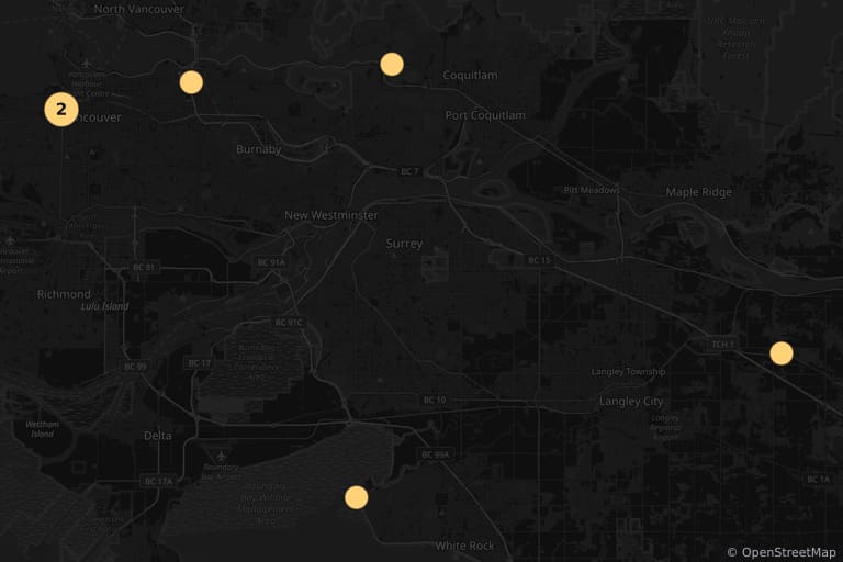 Mapa de los lugares de rodaje de Psych 3: This Is Gus (2021)