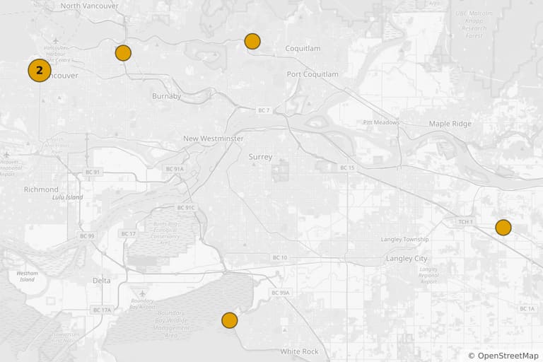 Mapa de los lugares de rodaje de Psych 3: This Is Gus (2021)