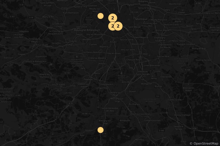 Carte des lieux de tournage de Tanguy (2001)