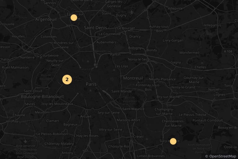 Carte des lieux de tournage de Taxi 2 (2000)