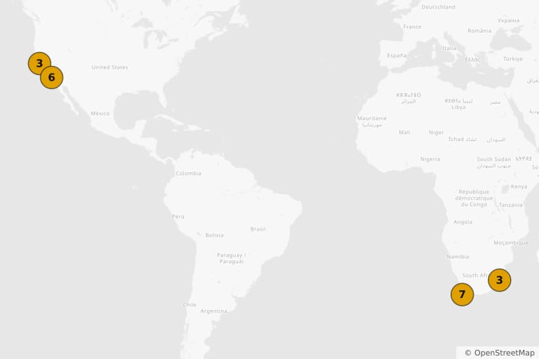 Mapa dos locais de filmagem de A Barraca do Beijo 3 (2021)