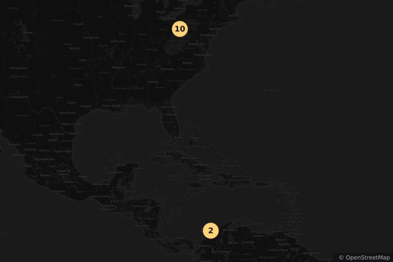 Mapa de los lugares de rodaje de Los próximos tres días (2010)