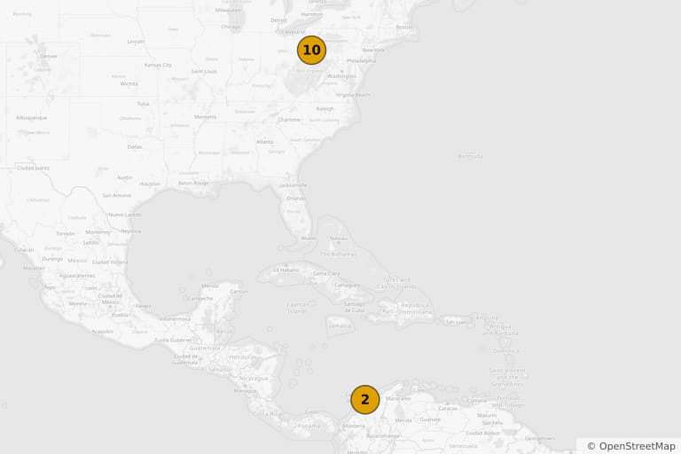 Mapa de los lugares de rodaje de Los próximos tres días (2010)