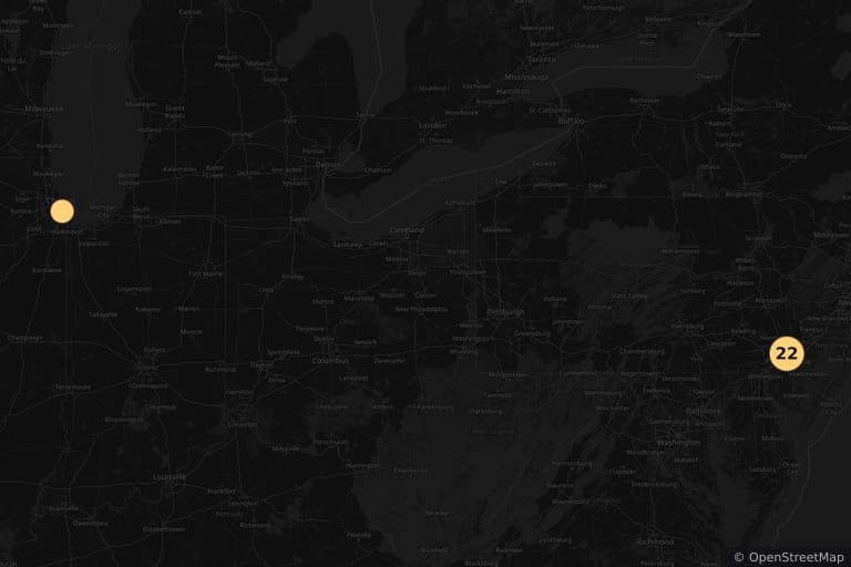 Map of the filming locations of The Sixth Sense (1999)