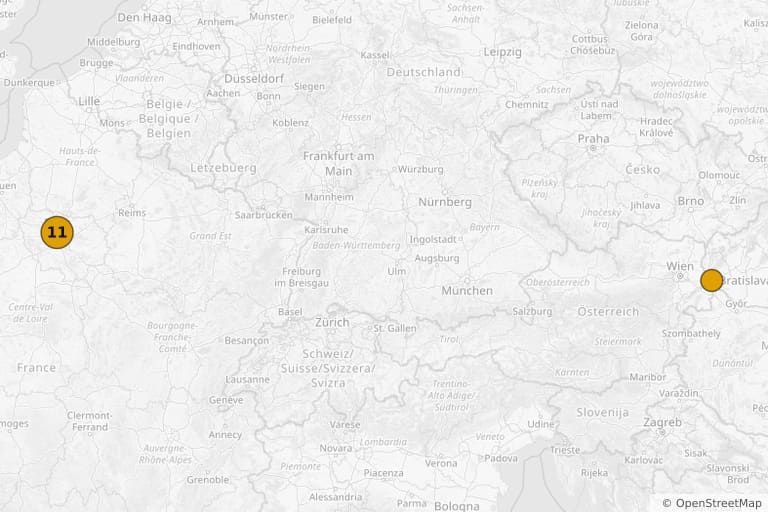 Mapa de los lugares de rodaje de Tom est tout seul (1995)