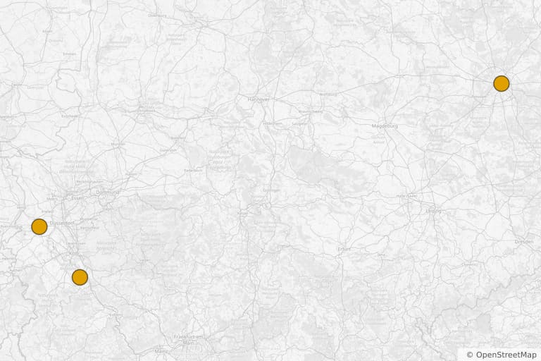 Mapa de los lugares de rodaje de Al otro lado del muro (2013)