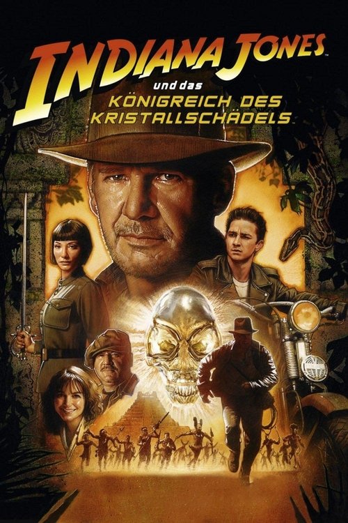 Plakat von Indiana Jones und das Königreich des Kristallschädels