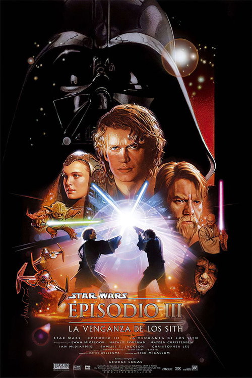 Póster de La guerra de las galaxias. Episodio III: La venganza de los Sith
