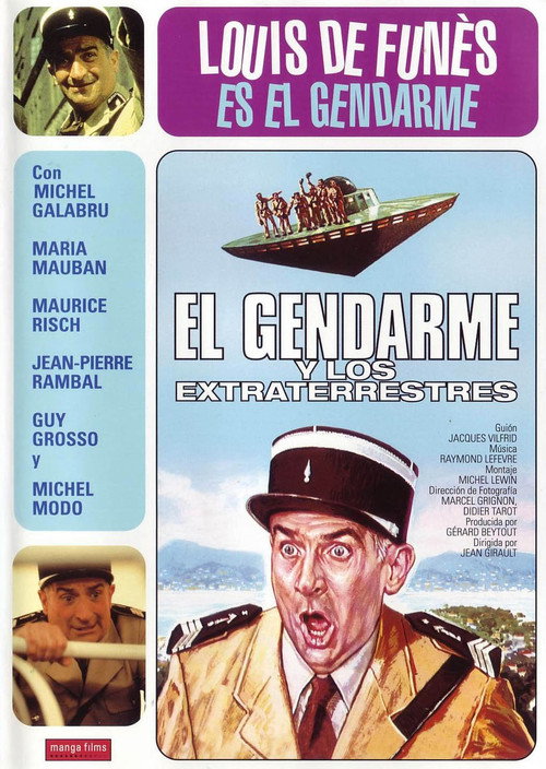 Póster de El gendarme y los extraterrestres