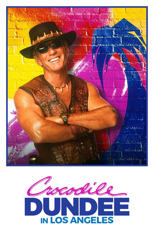 Plakat von Crocodile Dundee in Los Angeles