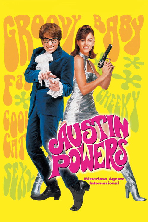 Póster de Austin Powers. Misterioso agente internacional