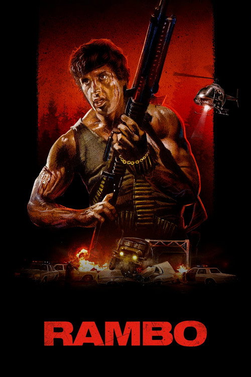 Plakat von Rambo