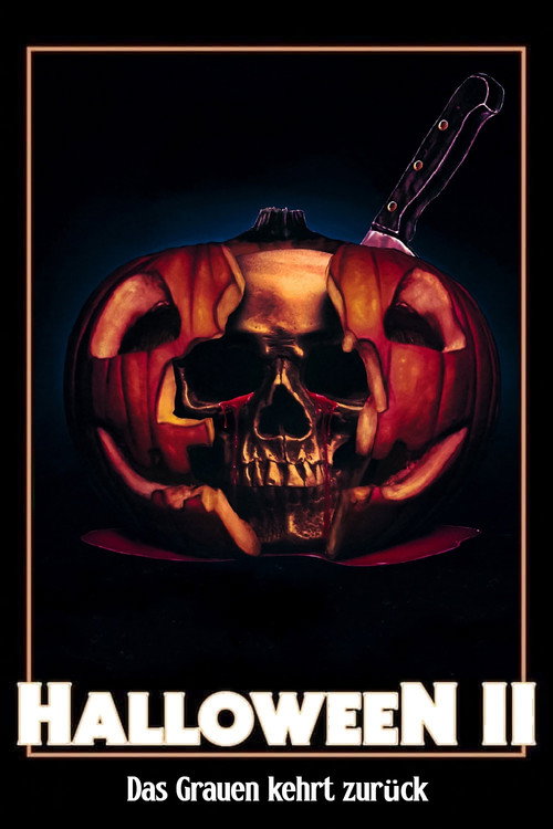 Plakat von Halloween II - Das Grauen kehrt zurück