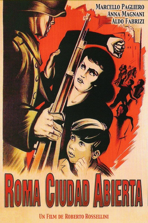 Póster de Roma. Ciudad abierta