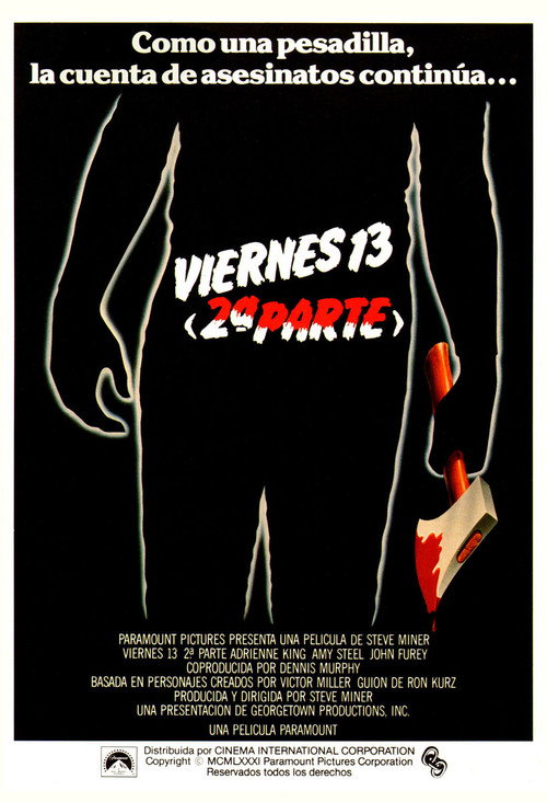 Póster de Viernes 13, 2ª parte